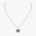 Messika - Lucky Move Malachite Necklace Yellow Gold
